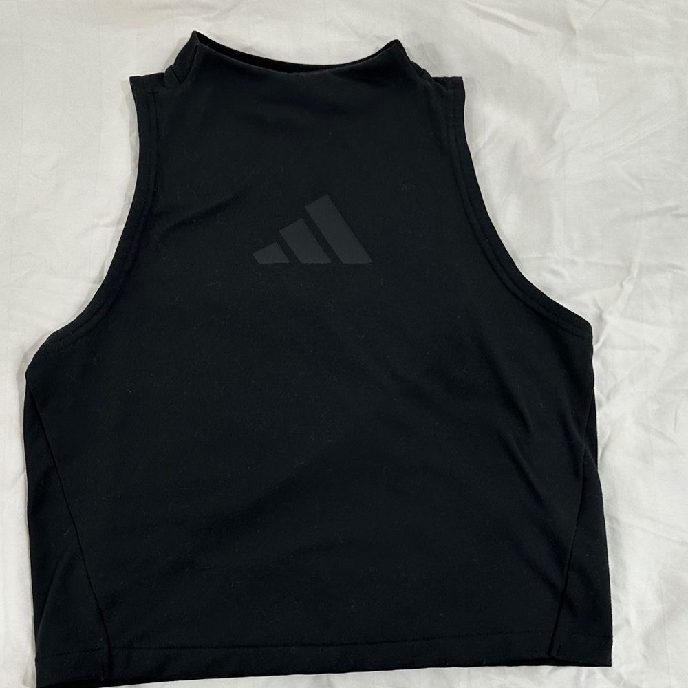 Adidas Black Athletic Crop Tank
